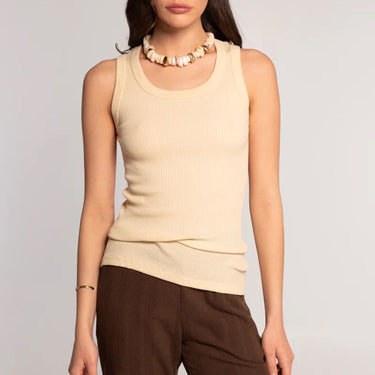 Costina rib tank top bomuld