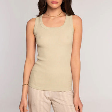 Costina rib tank top bomuld