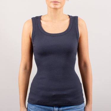 Costina rib tank top bomuld