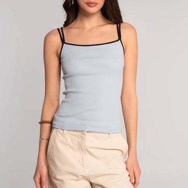 Costina camisole top dobbelte stropper