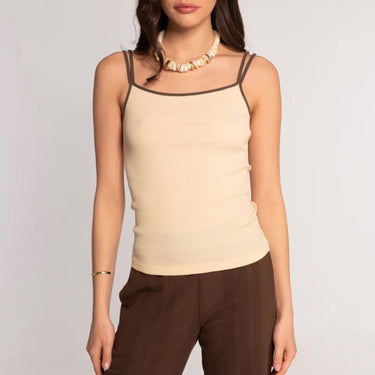Costina camisole top dobbelte stropper