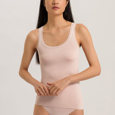 Hanro Touch Feeling tank top peach whip Lyserød 1