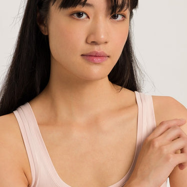 Hanro Touch Feeling tank top peach whip Lyserød 2