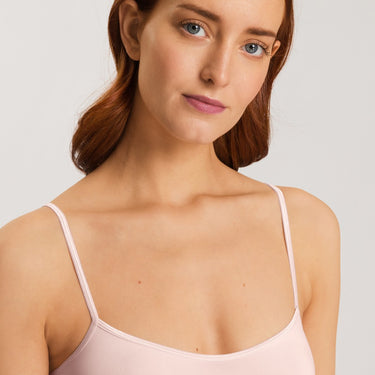 Hanro Touch Feeling bh uden bøjle crop top rose cream Lyserød 1