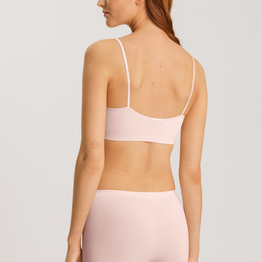 Hanro Touch Feeling bh uden bøjle crop top rose cream Lyserød 3
