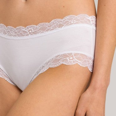 Hanro Cotton Lace hipster trusse white Hvid 4