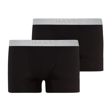 ANNE SAX Cotton Essentials 2 stk logo herre-shorts black Sort 5