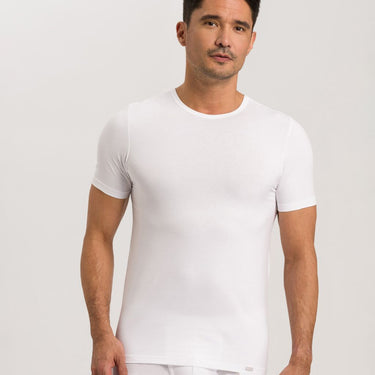 Hanro Cotton Essentails 2 stk herre-T-Shirt kort ærme white Hvid 1