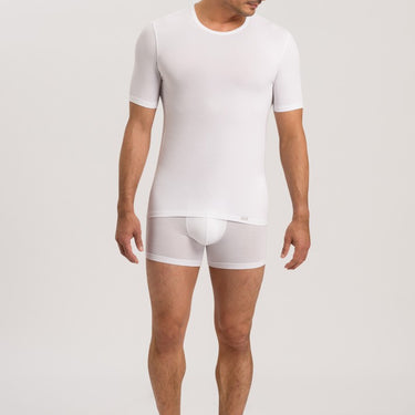 Hanro Natural Function long pants herre-shorts white Hvid 4