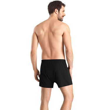 Hanro Cotton Sporty boxers herre-shorts black Sort 2