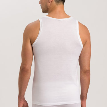 Hanro Cotton Sporty herre-tank top white Hvid 3