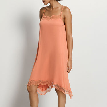 Cira spaghetti natkjole/undekjole uden ærme 95 cm