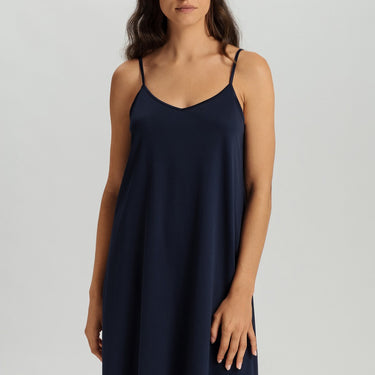 Cotton Silk nightgown without sleeve 95 cm