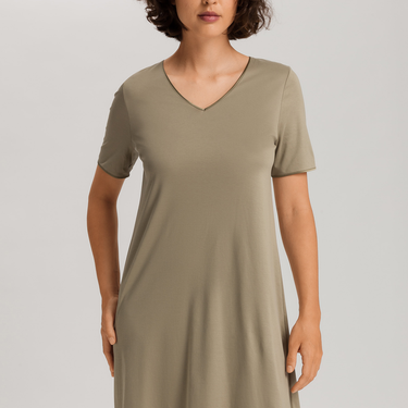 Cotton Silk nightgown short sleeve 90 cm