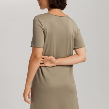 Cotton Silk nightgown short sleeve 90 cm