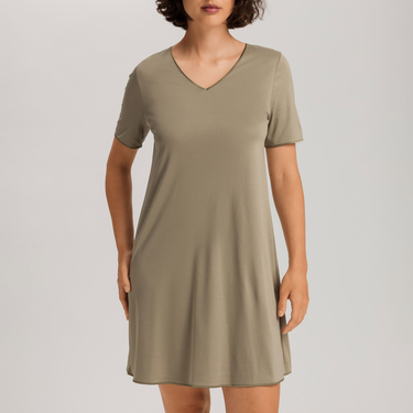 Cotton Silk nightgown short sleeve 90 cm