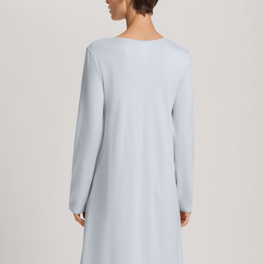 Cotton Silk natkjole langt ærme 100 cm