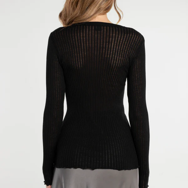 Operatino wool/silk T-Shirt long sleeve