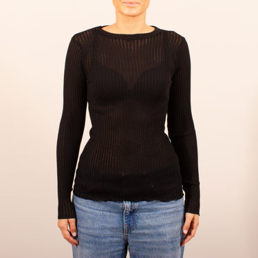 Operatino wool/silk T-Shirt long sleeve