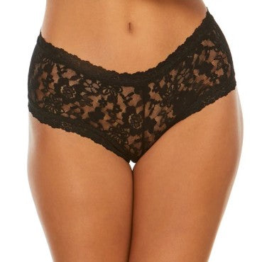 Hanky Panky Hanky Panky Primer Daily Lace boyshorts hipster tr black Sort 1