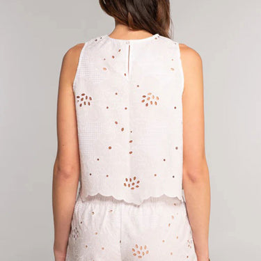 Sangallo lounge cropped top