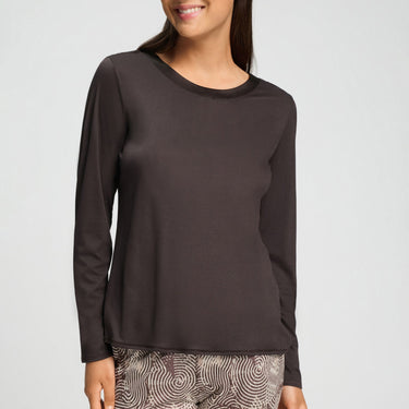 Grand Central Pyjamasbluse langt ærme
