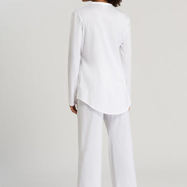 Hanro Cotton Deluxe pyjamassæt white Hvid 3