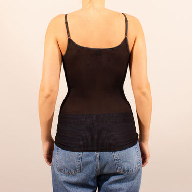 Oscalito silk rib spaghetti strap