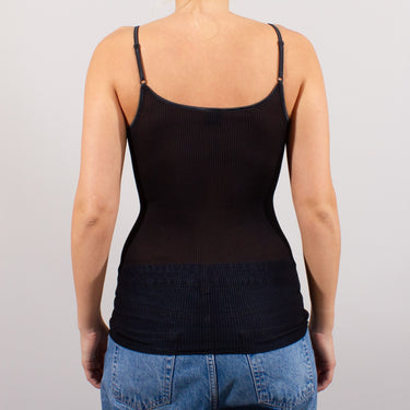 Oscalito silk rib spaghetti strap