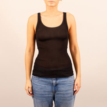 Oscalito silk rib tank top