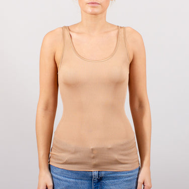 Oscalito silk rib tank top