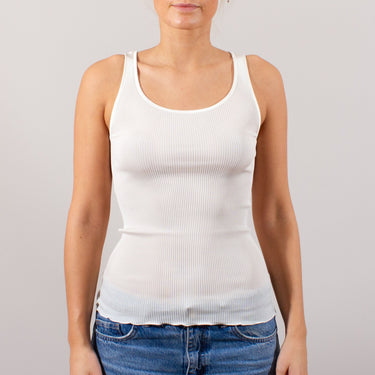 Seta organzino tank top