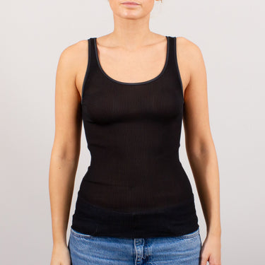 Oscalito silk rib tank top