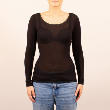Oscalito silk rib long sleeve