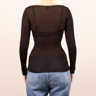 Oscalito silk rib long sleeve
