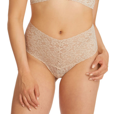 Hanky Panky Signature Lace Retro thong chai Beige 1