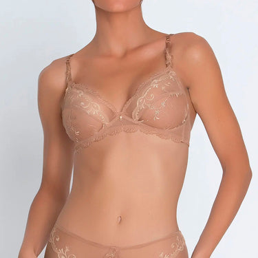 Lise Charmel Deesse en Glam bh uden bøjle trekants bh deesse nude Beige 1