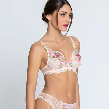 Lise Charmel Libertine en Fleurs vatteret bh dybt V libre eclosio blomster 2