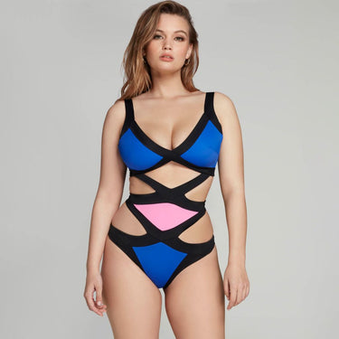 Agent Provocateur Mazzy badedragt black/cobalt/pink Sort 2