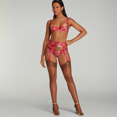 Agent Provocateur Zuri strømpeholder fuchsia/red/gold fuch/red/gold Multi 3