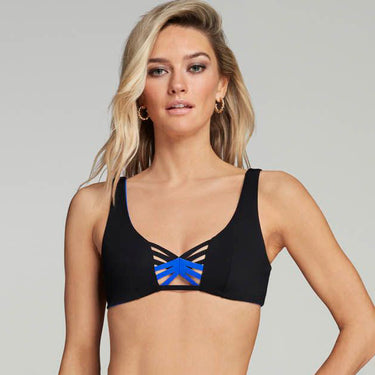 Agent Provocateur Suky vendbar bikinitop cobalt/black Blå 2