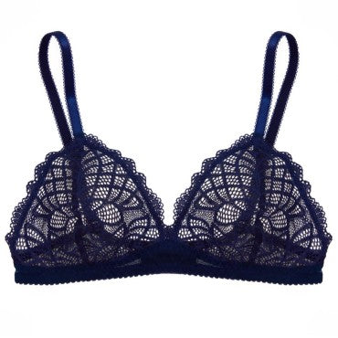 Viola Sky Miss Loulou trekants bh navy blue Blå 2