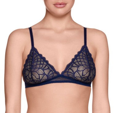 Viola Sky Miss Loulou trekants bh navy blue Blå 1