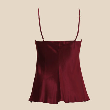 Marjolaine Pearl camisole silke med blonde amethyst Lilla 2