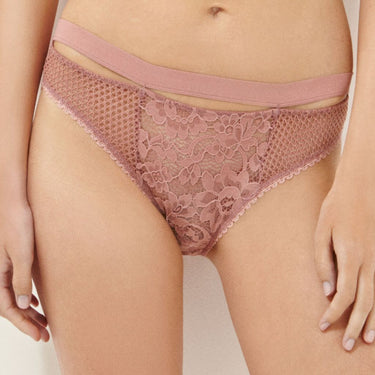 ELSE Lingerie Petunia klassisk rio trusse rose Lyserød 1
