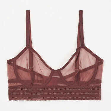 ELSE Lingerie Bare bh long line merlot Rød 5