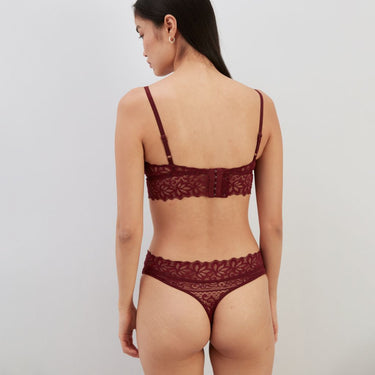 ELSE Lingerie Orient string bloodstone Rød 2