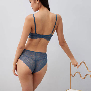 ELSE Lingerie Camellia klassisk rio trusse cornflower blĂĄ 2