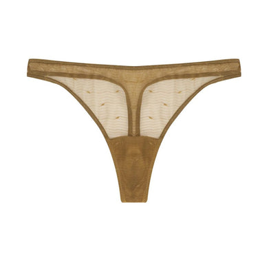 ELSE Lingerie Kate string leaf Grøn 3