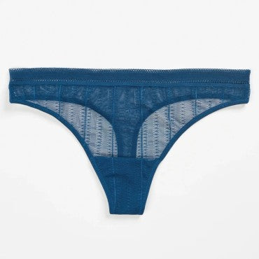 ELSE Lingerie Izzy string trusse peacock blå 4